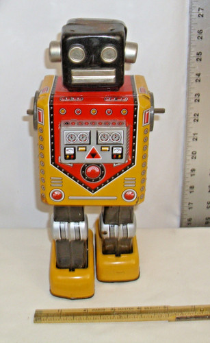 Busy cart robot tin battery - tin,