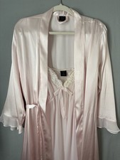 APT 9 Pink Satin Robe &
