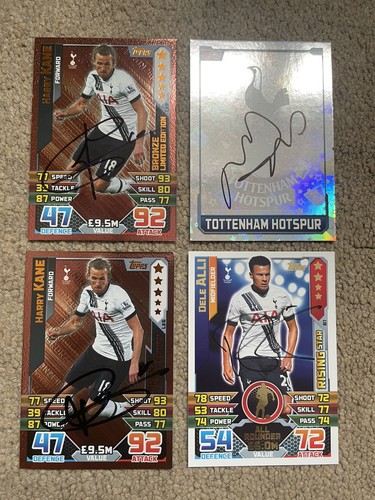 Topps match attax hand - attax, signed