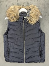 Gap Women's Navy Puffer Gilet