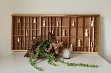 Vintage Letterpress Wooden Printers Tray Curios Display Refurbished & Treated