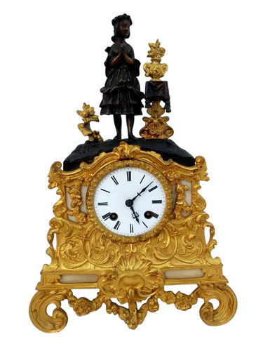 Antique clock french empire - antique,