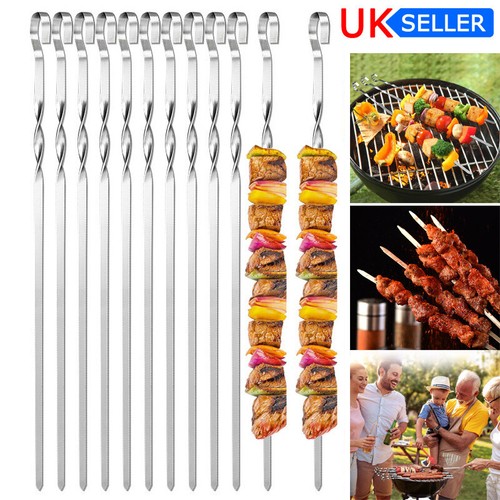 36pcs long metal kebab - 12/24/36pcs,