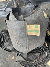 Fabric Pots Round & Square Black Recycled Materials Hydroponics - PACK of 5