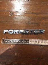 subaru forester letters badge