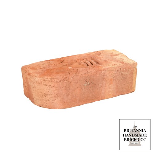 Single bullnose brick - single, red