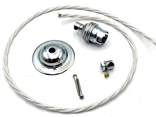 Chrome ceiling rose pendant - ceiling,