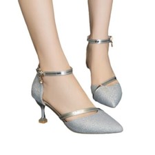 Luxury Kids Girls Princess Sequins Party High Heels Birthday Wedding Bridesmaids