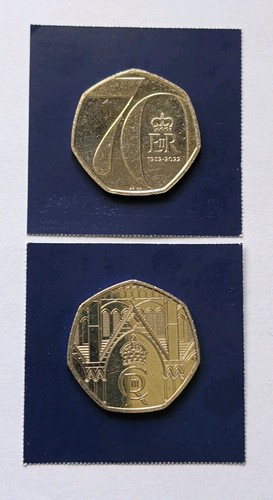 50p coins 2023 - x2,