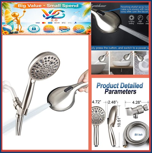 High pressure handheld shower - high,