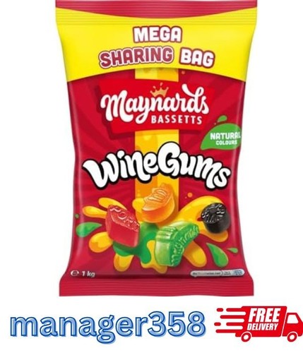 Wine gums giant sweets sharing - gums,