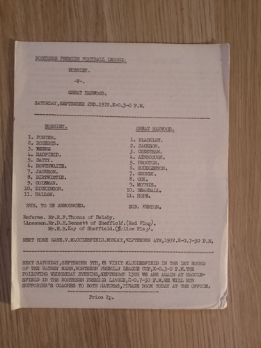 Mossley great harwood - mossley,