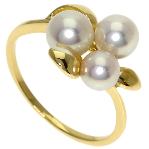 Mikimoto pearl ring k18 - pearl,