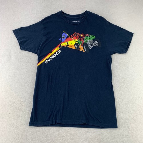 Halo shirt men large - t-shirt, navy