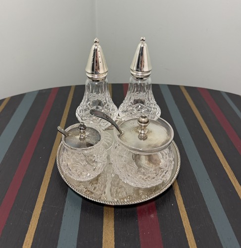 Vintage silver plated cut - plated,