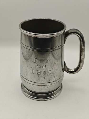 Vintage english pewter pint - vintage,
