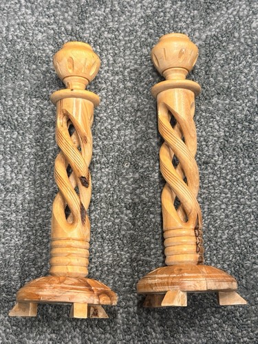 Vintage hand carved wooden - carved,