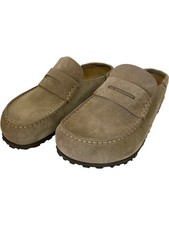 Birkenstock Beige Suede Moccasin Men's Casual Slip On Loafers - SIZE UK 8