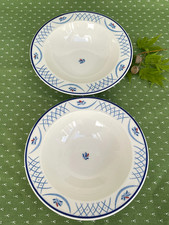 2 x Vintage Habitat BARTON 18cm Cereal Dessert Dishes Bowls Retro 1980's VGC