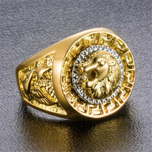 Hip hop gold plated - plated, lion