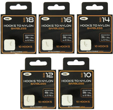 10 x NGT Barbless Hooks to