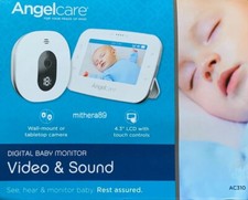 Angelcare AC310 Digital COLOUR VIDEO Sound BABY MONITOR Zoom Camera DECT VGC,
