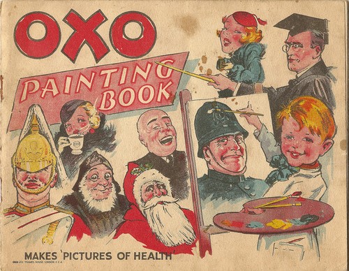 Oxo paintbox vintage retro - paintbox,