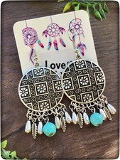 NEW Silver Colour Blue Bead