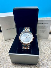 Mens Armani Two Tone Watch
