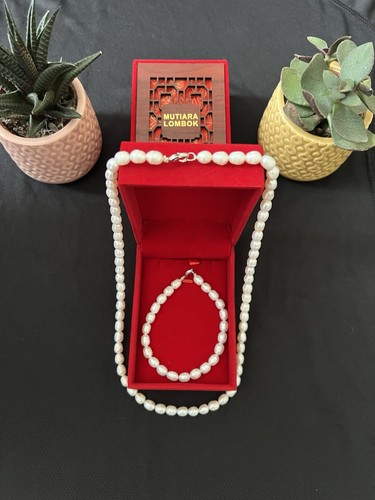 Set necklace and bracelet - necklace, |