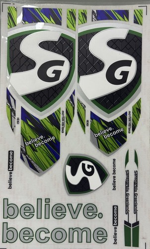 Cricket bat sticker matt - sg,