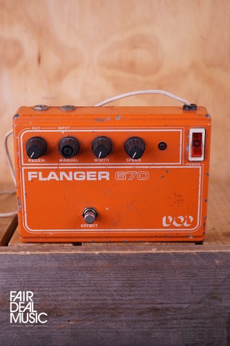 Dod flanger 670 guitar effects - 670,