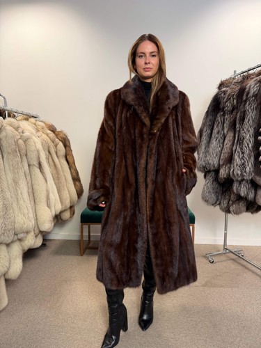 Mink fur coat - mink,