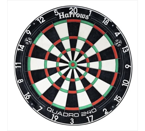 Harrows quadro 240 dartboard - harrows,