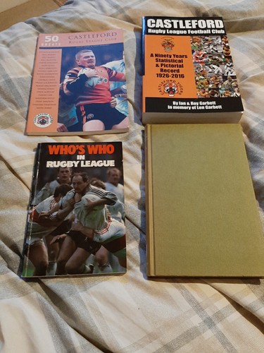 Rugby league books - rugby,