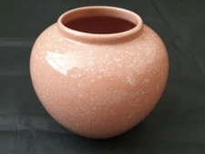 Large Ceramic Pottery Pink and