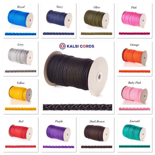 5mm round knitted cord - round,