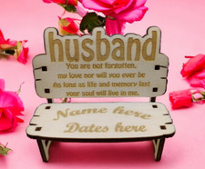 husband grave marker gift In