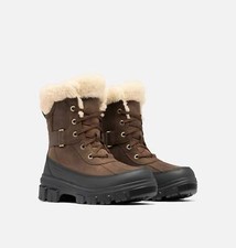 Sorel Women's Torino V Parc Waterproof Snow Boots 2106721256 Tobacco, Black NEW