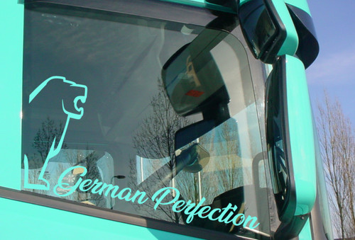 Man truck window decals - truck, x
