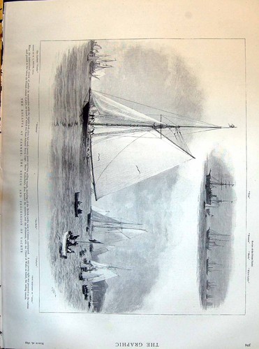Old 1895 regatta cannes yachts - old,