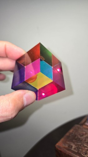 50mm color cube - cube, acrylic