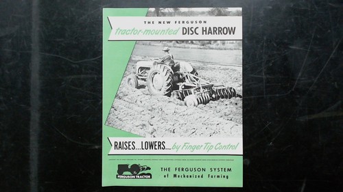 Ferguson tractor mounted disc - ferguson,
