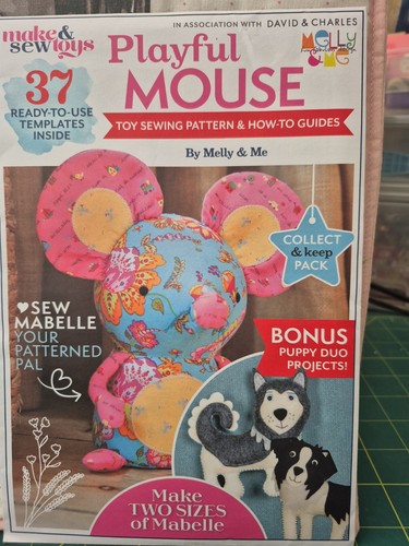 Playful mouse sewing pattern - mouse,