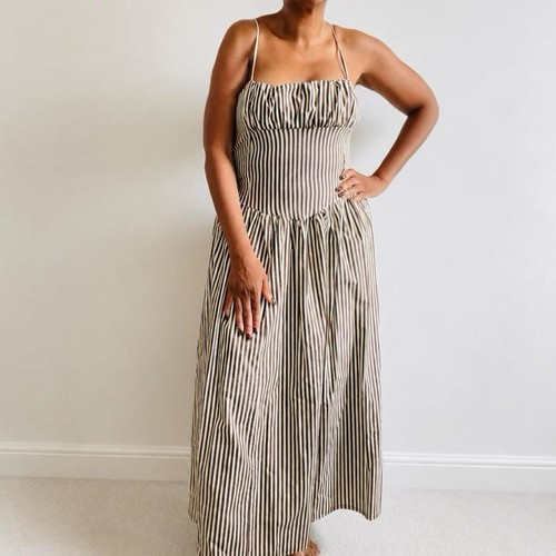 Zara brown striped combined - brown,