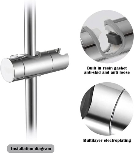 Shower riser rail - shower, slider