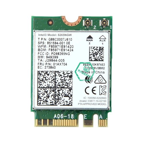 Intel 8265ngw wifi wlan - intel,