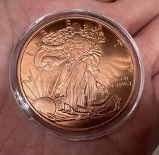 5 x Walking Liberty Copper