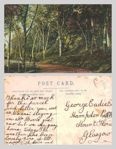 Vintage postcard ganavan - -,
