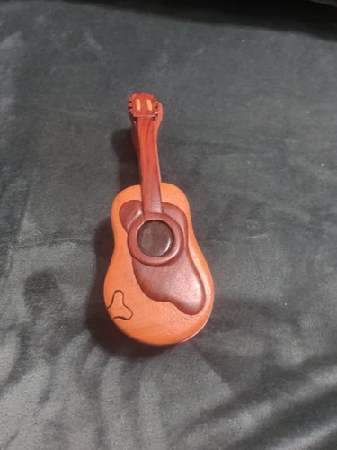 Wooden guitar shaped carved - guitar,